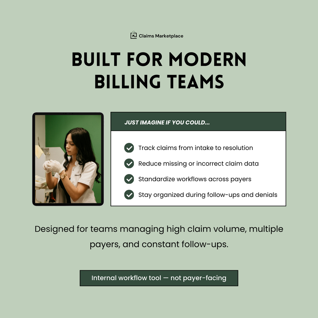 Claims Intake & Workflow Form Canva Template