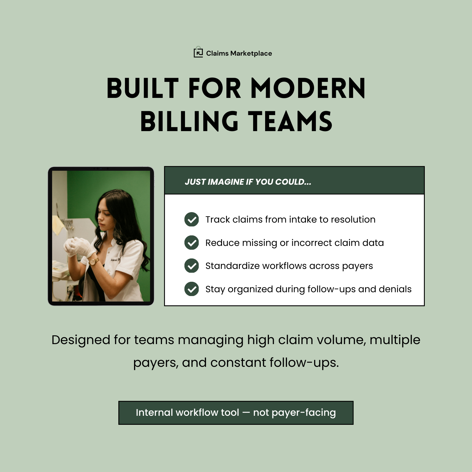 Claims Intake & Workflow Form Canva Template